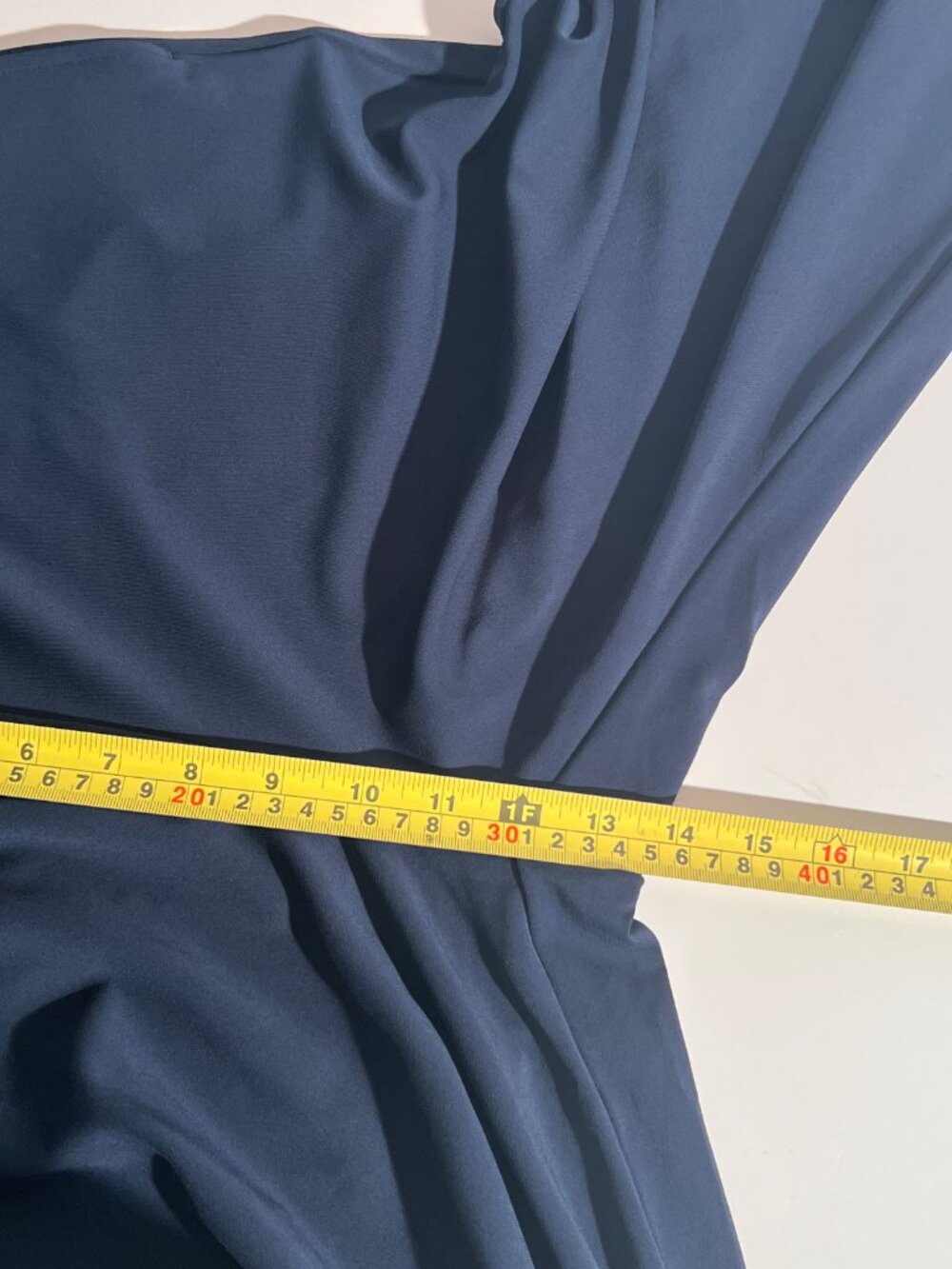 UNIQLO Dark Navy Wide Leg Knit Pants / Dress Trousers - Picture 8 of 9